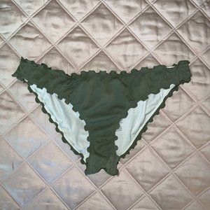 PINK Ruffle Cheeky Bikini Bottom